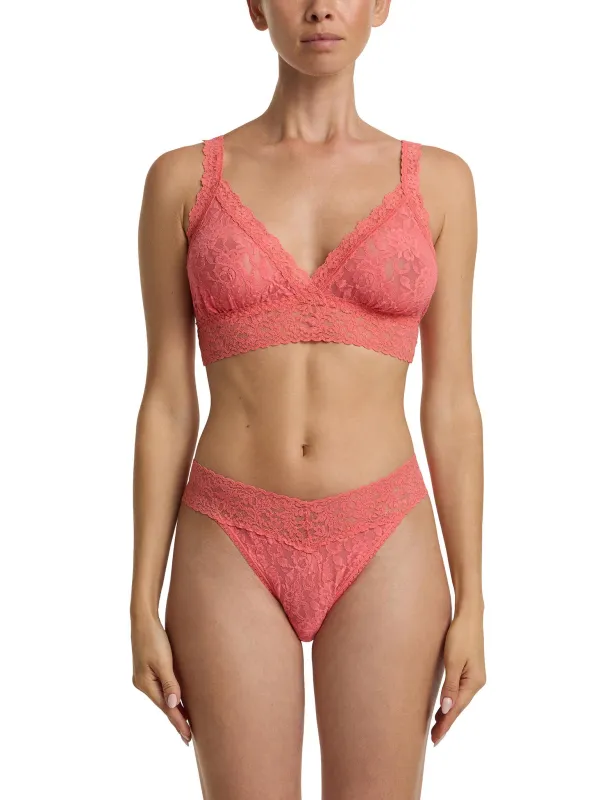 Signature Lace® Crossover Bralette Paloma Pink sold by Hanky Panky