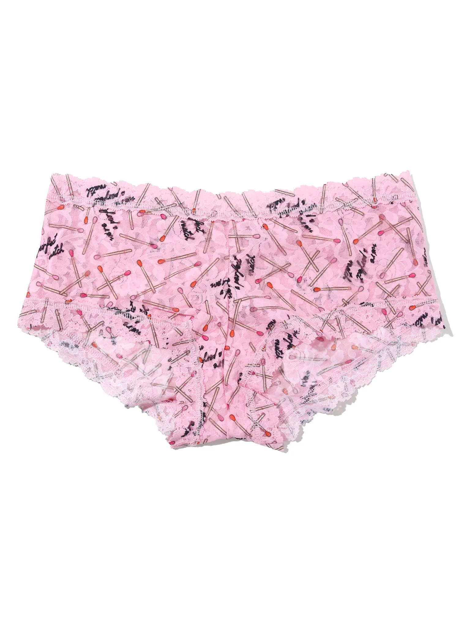 Printed Signature Lace® Boyshort Perfect Match Pink sold by Hanky Panky product image thumbnail 4