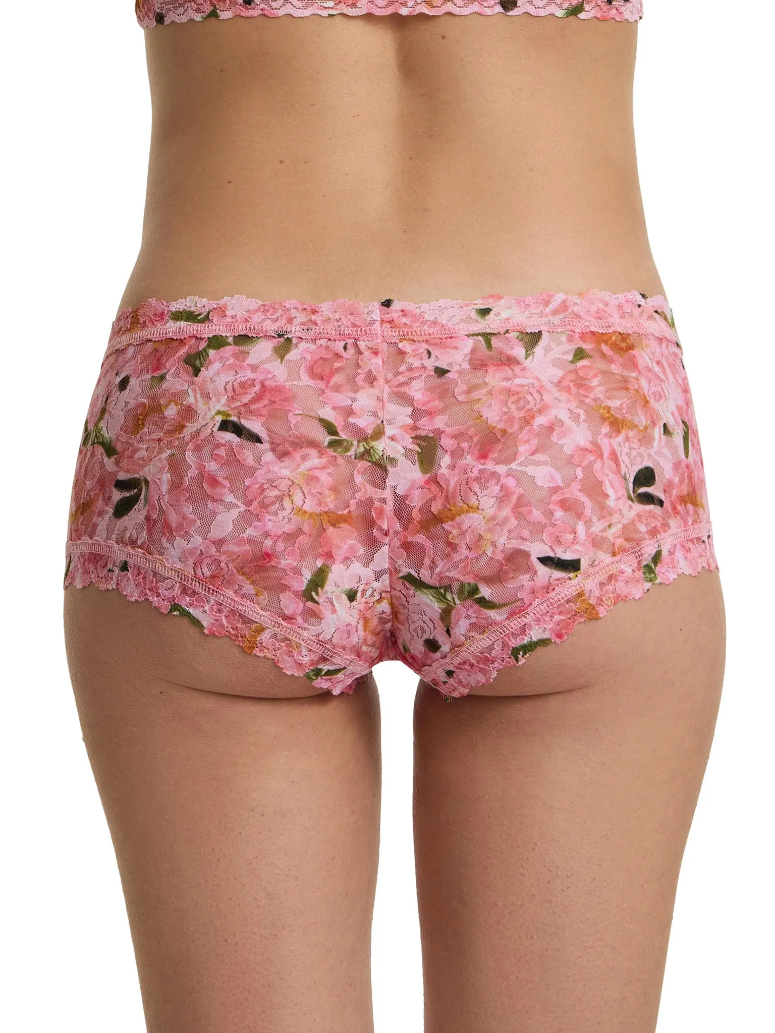 Printed Signature Lace® Boyshort Dancing Petals Pink sold by Hanky Panky product image thumbnail 2