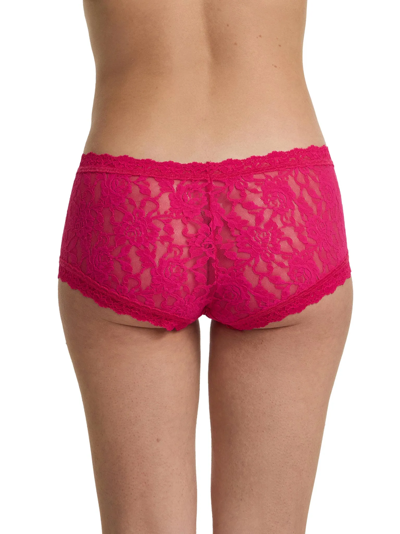 Signature Lace® Boyshort Sealed With A Kiss Pink sold by Hanky Panky product image thumbnail 2