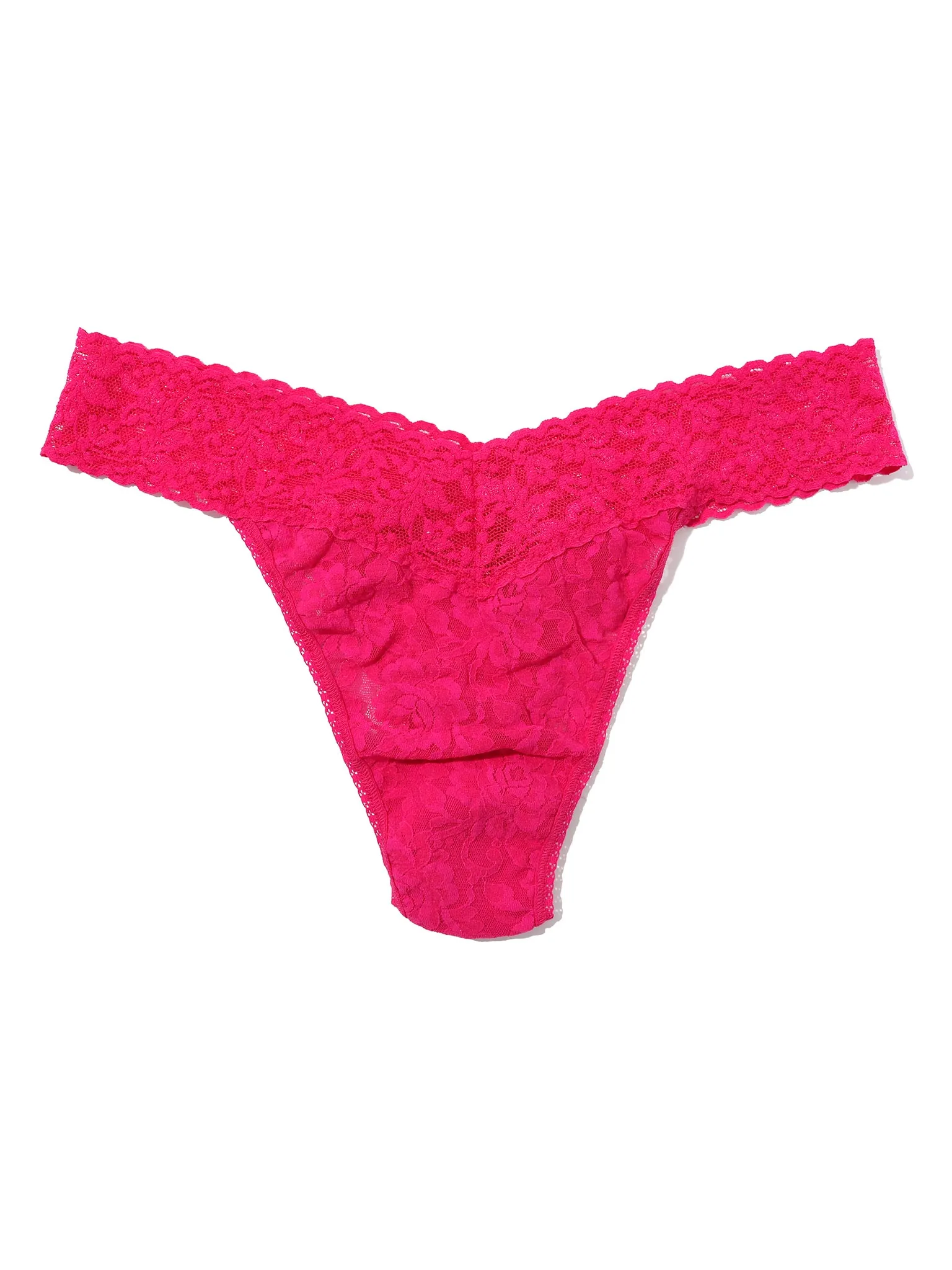 Signature Lace® Original Rise Thong Sealed With A Kiss Pink sold by Hanky Panky product image thumbnail 4