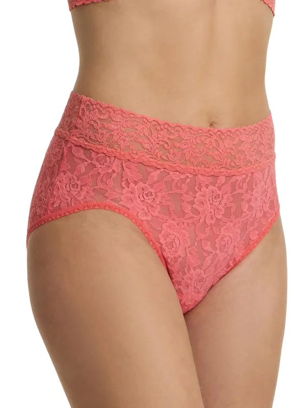 Signature Lace® French Brief Paloma Pink sold by Hanky Panky