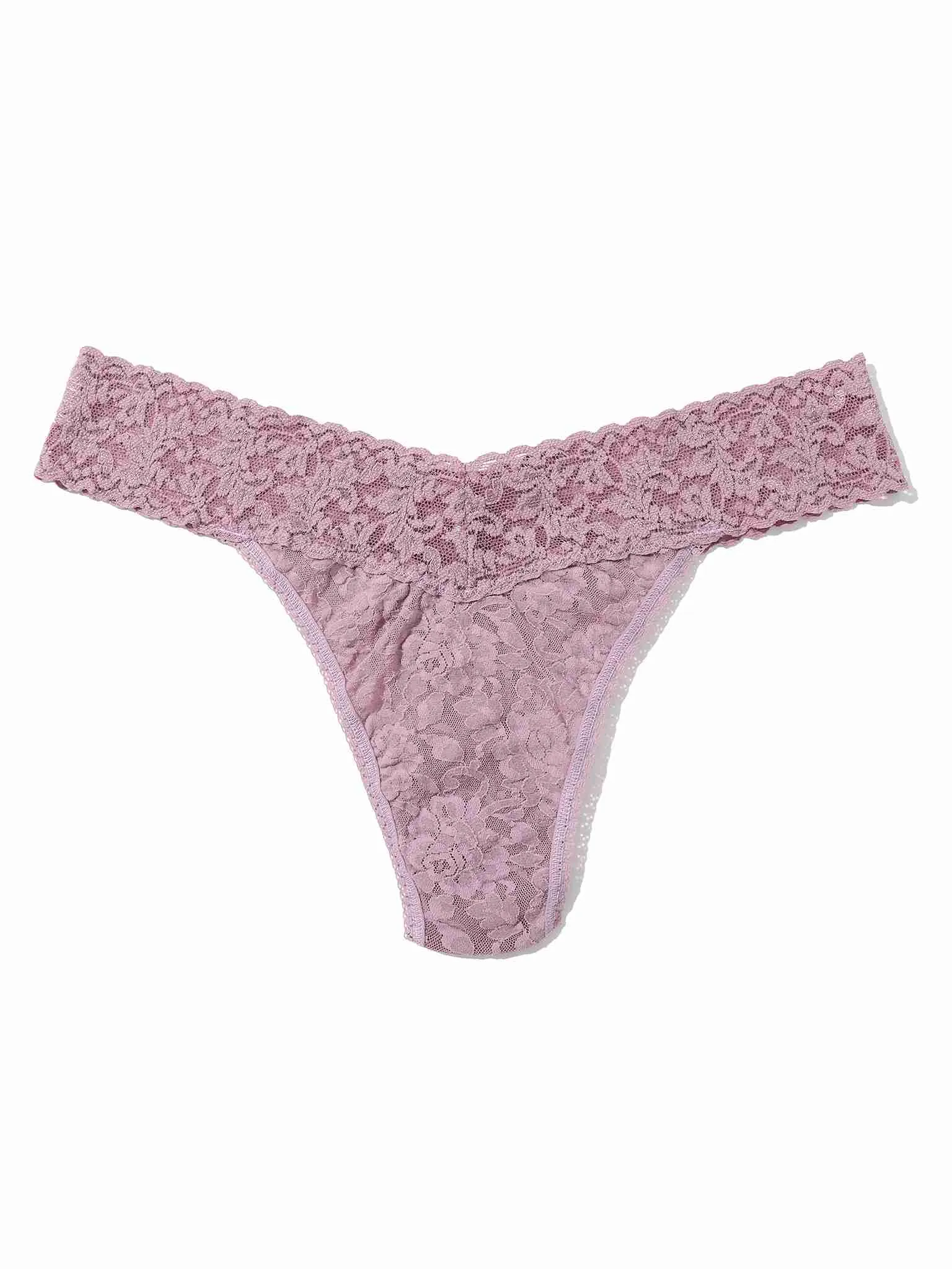 Signature Lace® Original Rise Thong Waterlily Pink - Black Friday Sale sold by Hanky Panky