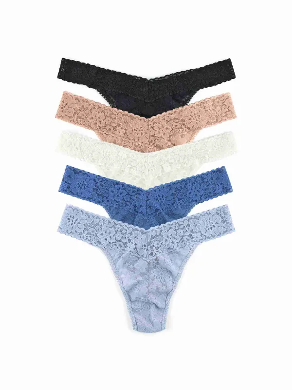 5 Pack Daily Lace® Original Rise Earthy Neutrals Black Friday Sale sold by Hanky Panky