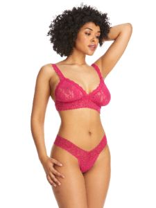 Signature Lace Low Rise Thong sold by Hanky Panky