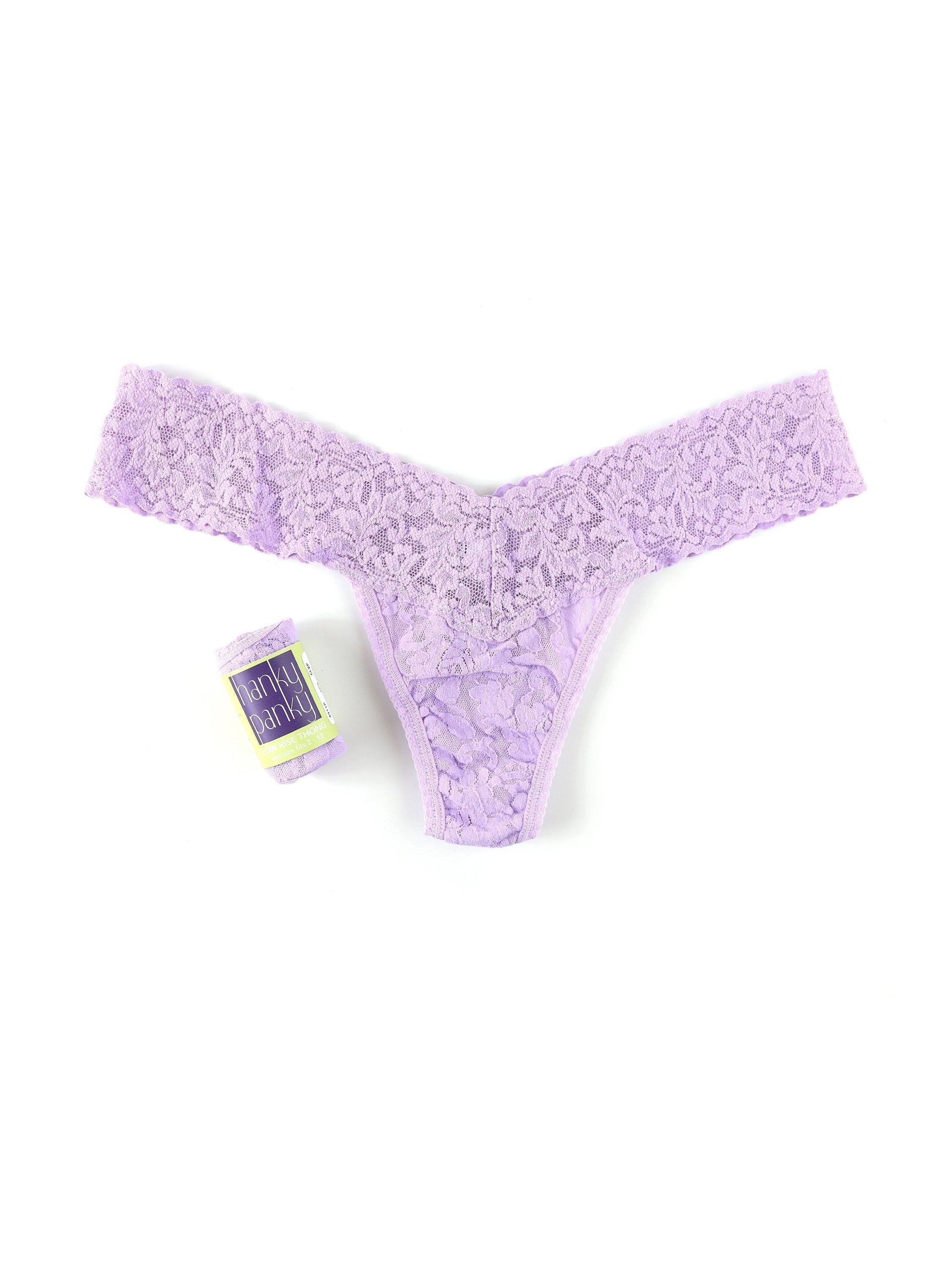 Signature Lace Low Rise Thong sold by Hanky Panky product image thumbnail 20