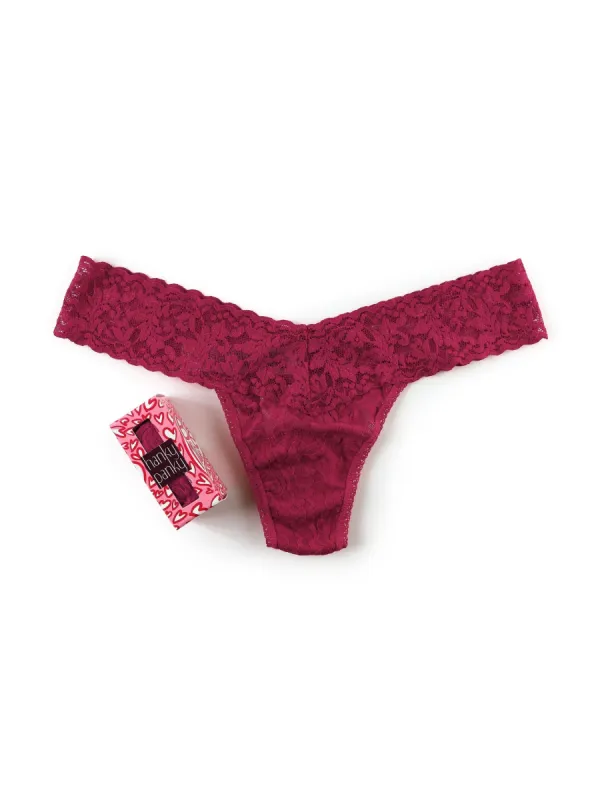Free Signature Lace® Thong When You Spend $100+ sold by Hanky Panky