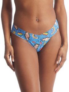 Printed Daily Lace™ Low Rise Thong Summer Love Sale sold by Hanky Panky