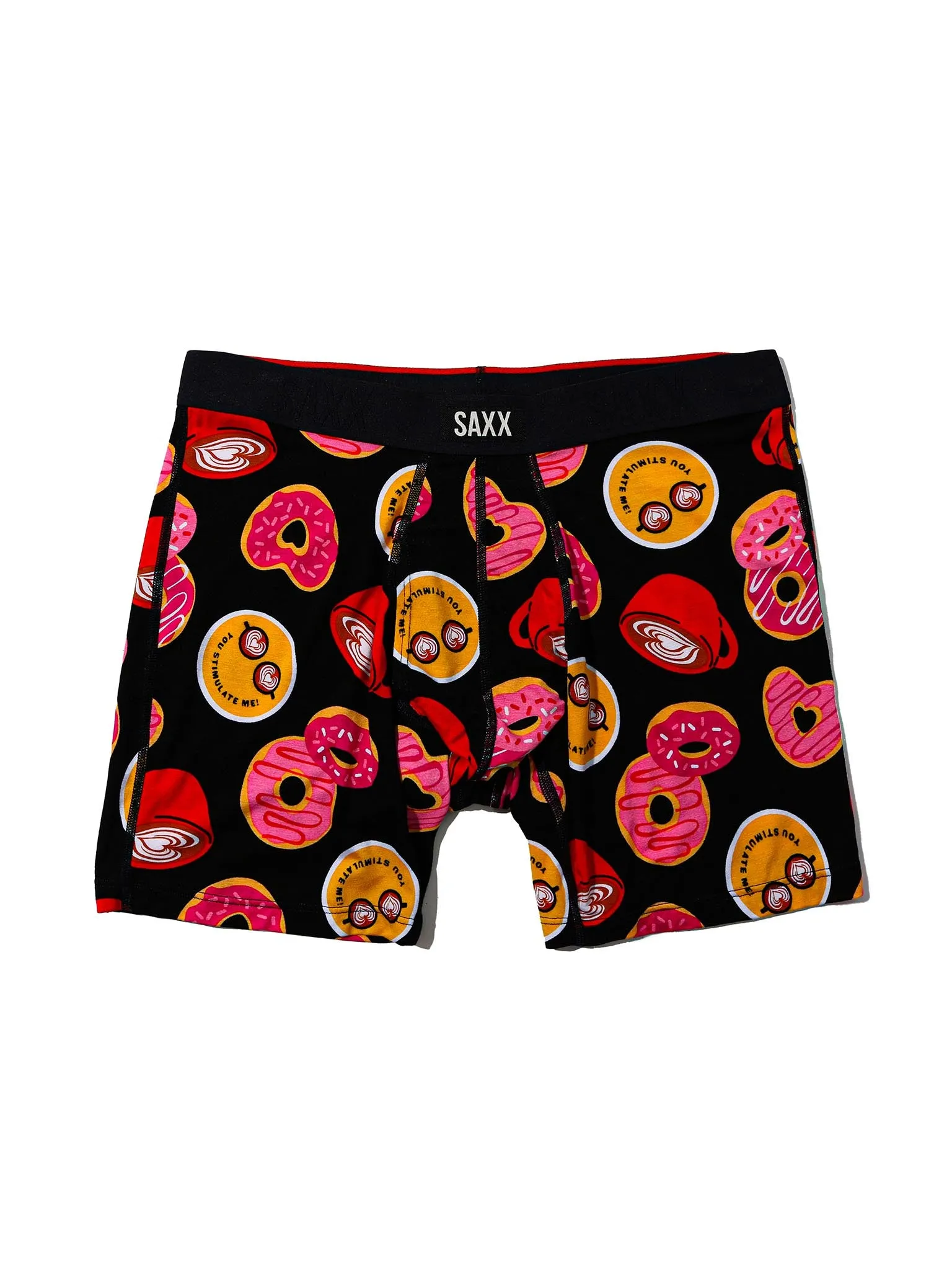 Signature Lace® Original Rise Thong And Saxx Super Soft Vibe Boxer Brief Lovestory - Black sold by Hanky Panky product image thumbnail 3