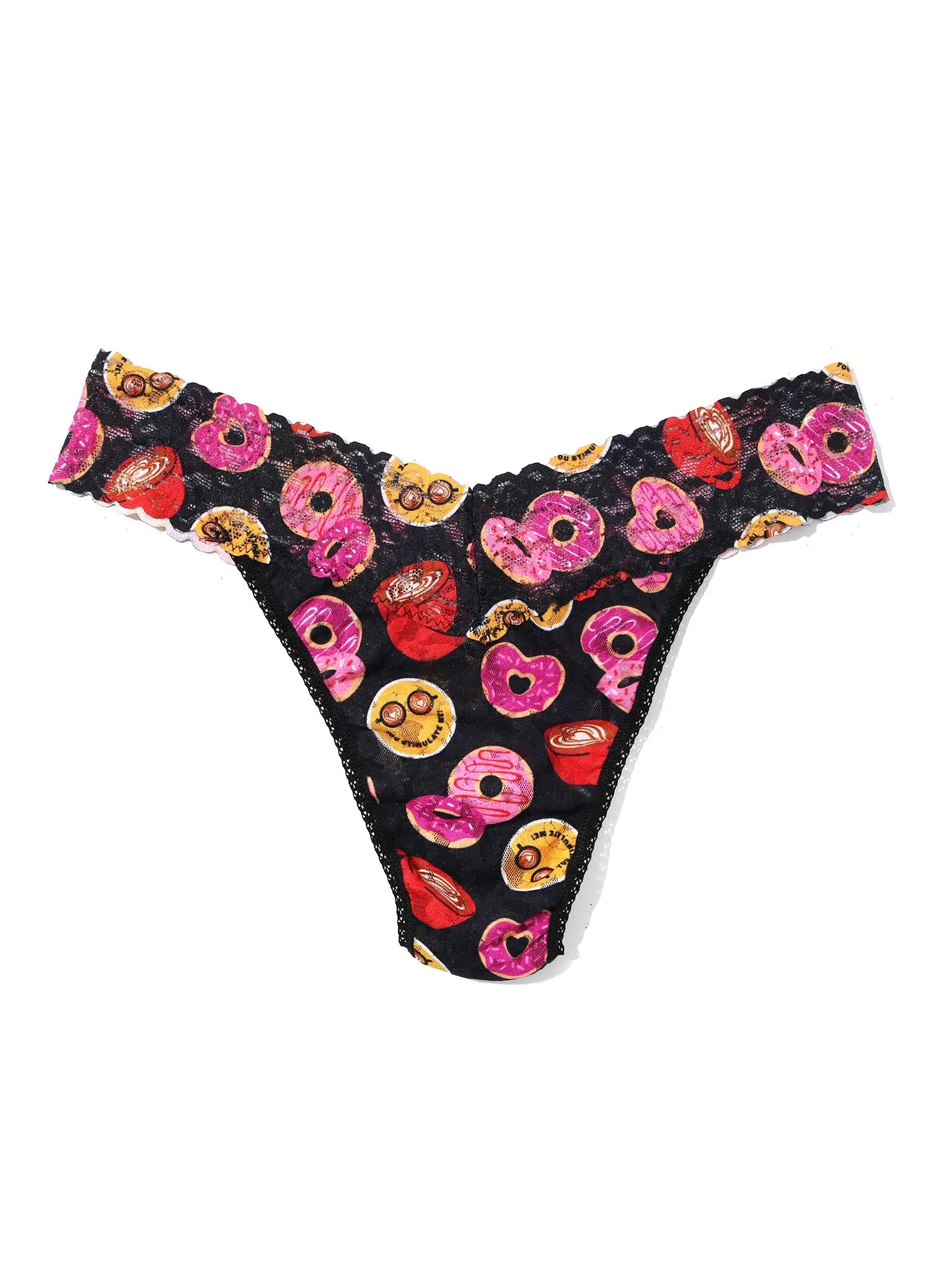 Signature Lace® Original Rise Thong And Saxx Super Soft Vibe Boxer Brief Lovestory - Black sold by Hanky Panky product image thumbnail 5