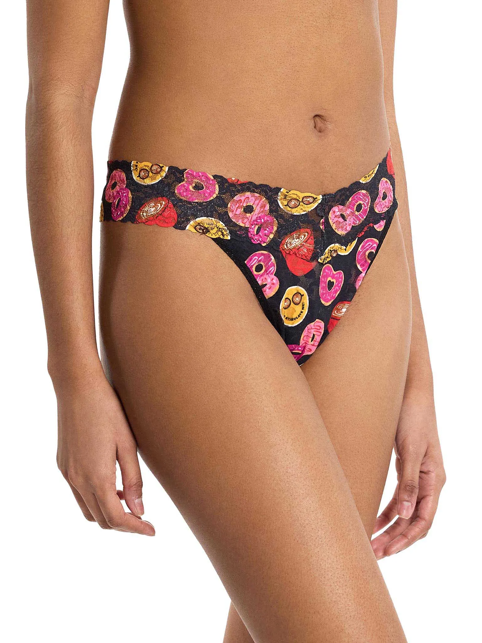 Signature Lace® Original Rise Thong And Saxx Super Soft Vibe Boxer Brief Lovestory - Black sold by Hanky Panky product image thumbnail 4