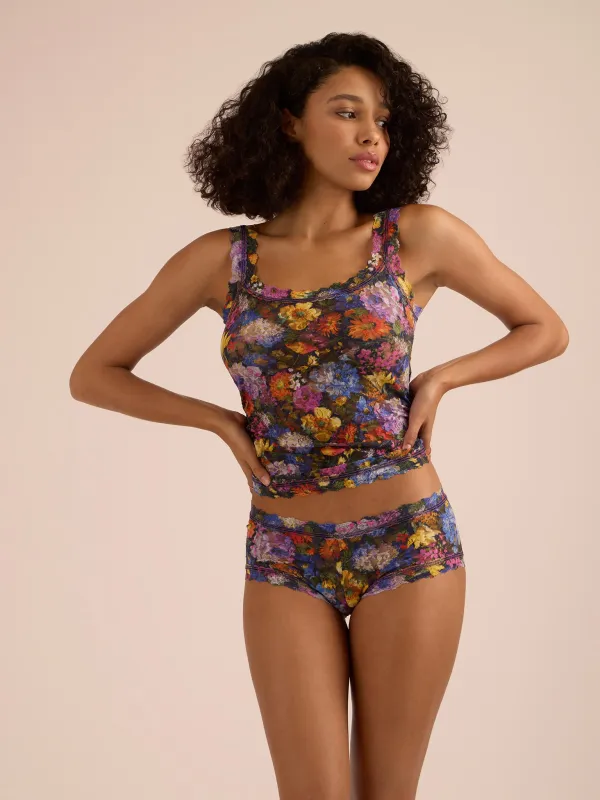 Printed Signature Lace® Boyshort Impressionist Floral Print sold by Hanky Panky