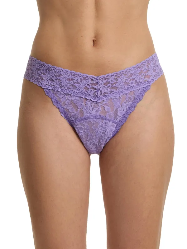 Signature Lace® Leakproof Original Rise Thong Love Potion Purple sold by Hanky Panky
