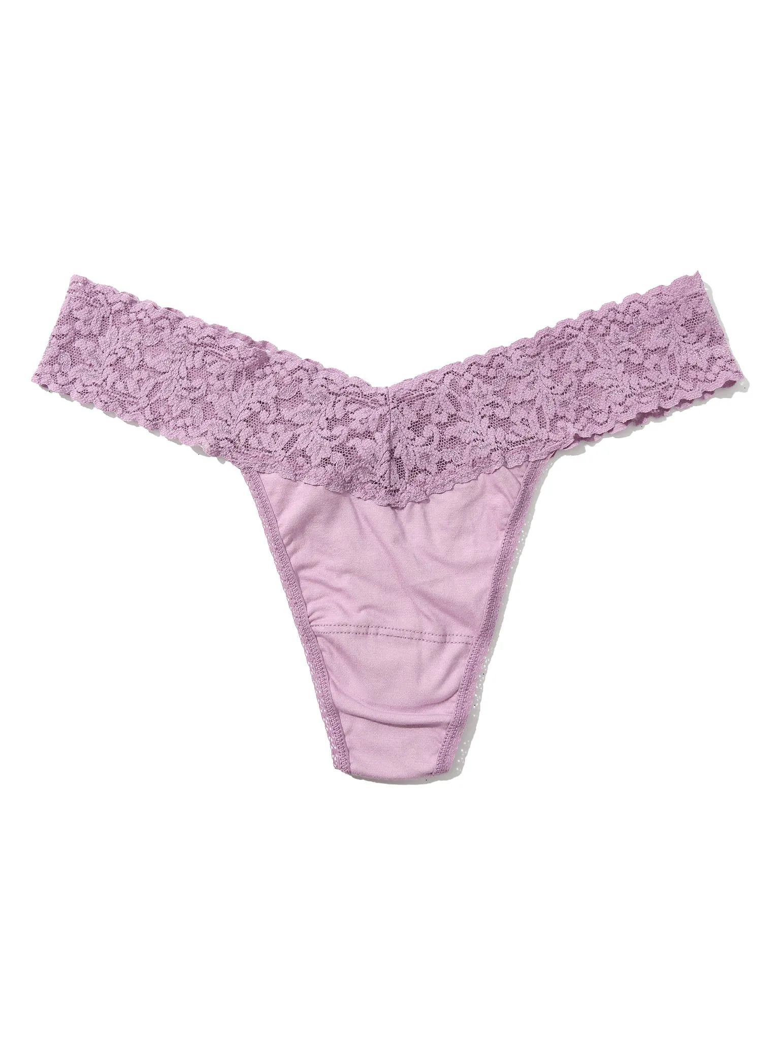 Supima® Cotton Original Rise Thong Water Lily Pink sold by Hanky Panky