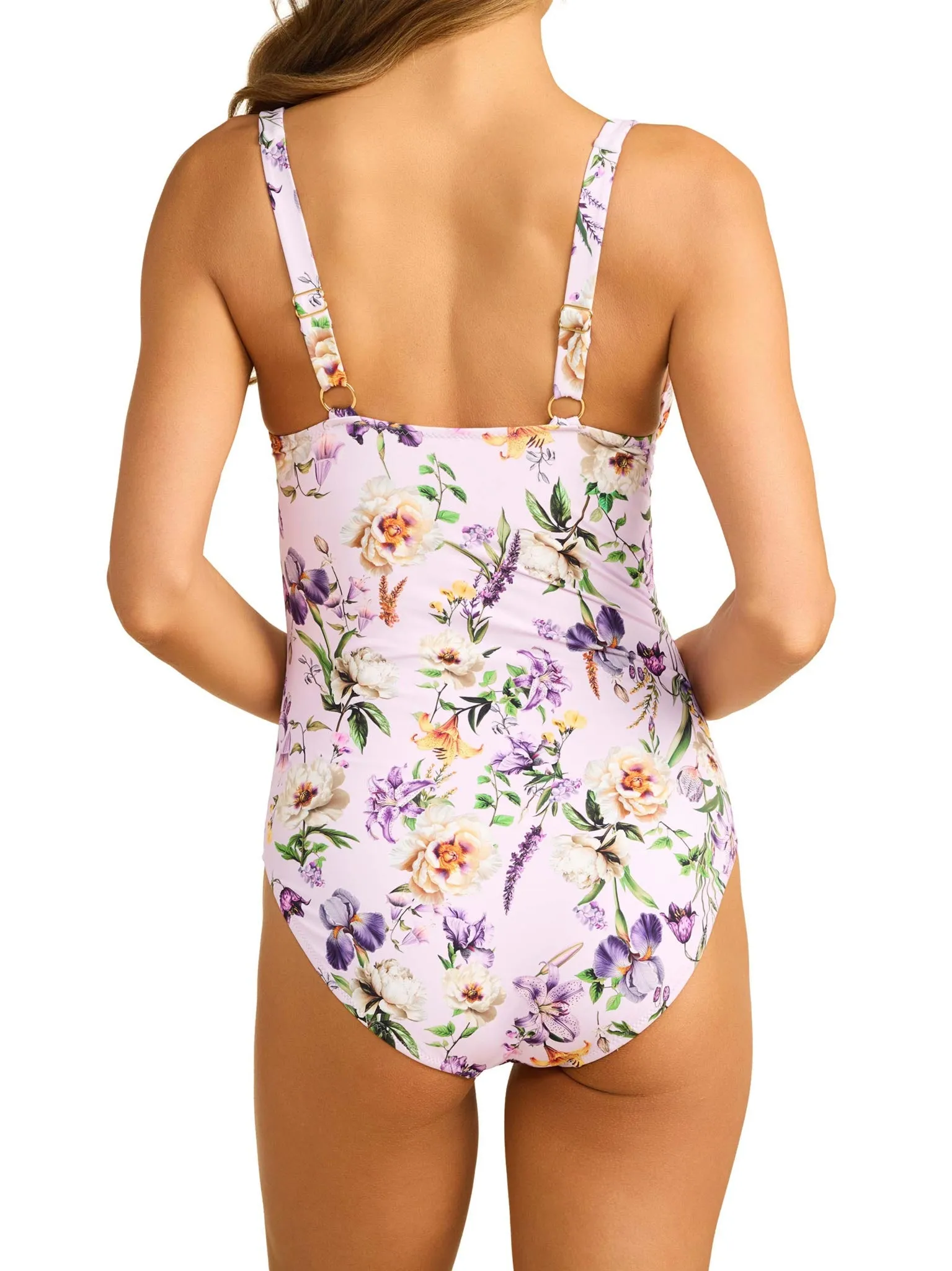 Underwire One Piece Swimsuit Fawning Flora Purple sold by Hanky Panky product image thumbnail 2