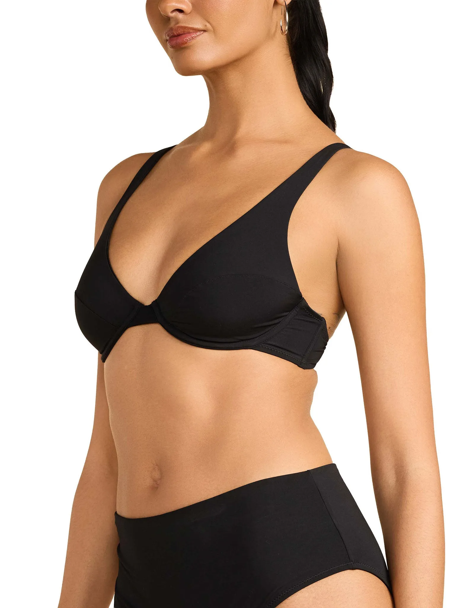 Underwire Swim Top Black sold by Hanky Panky