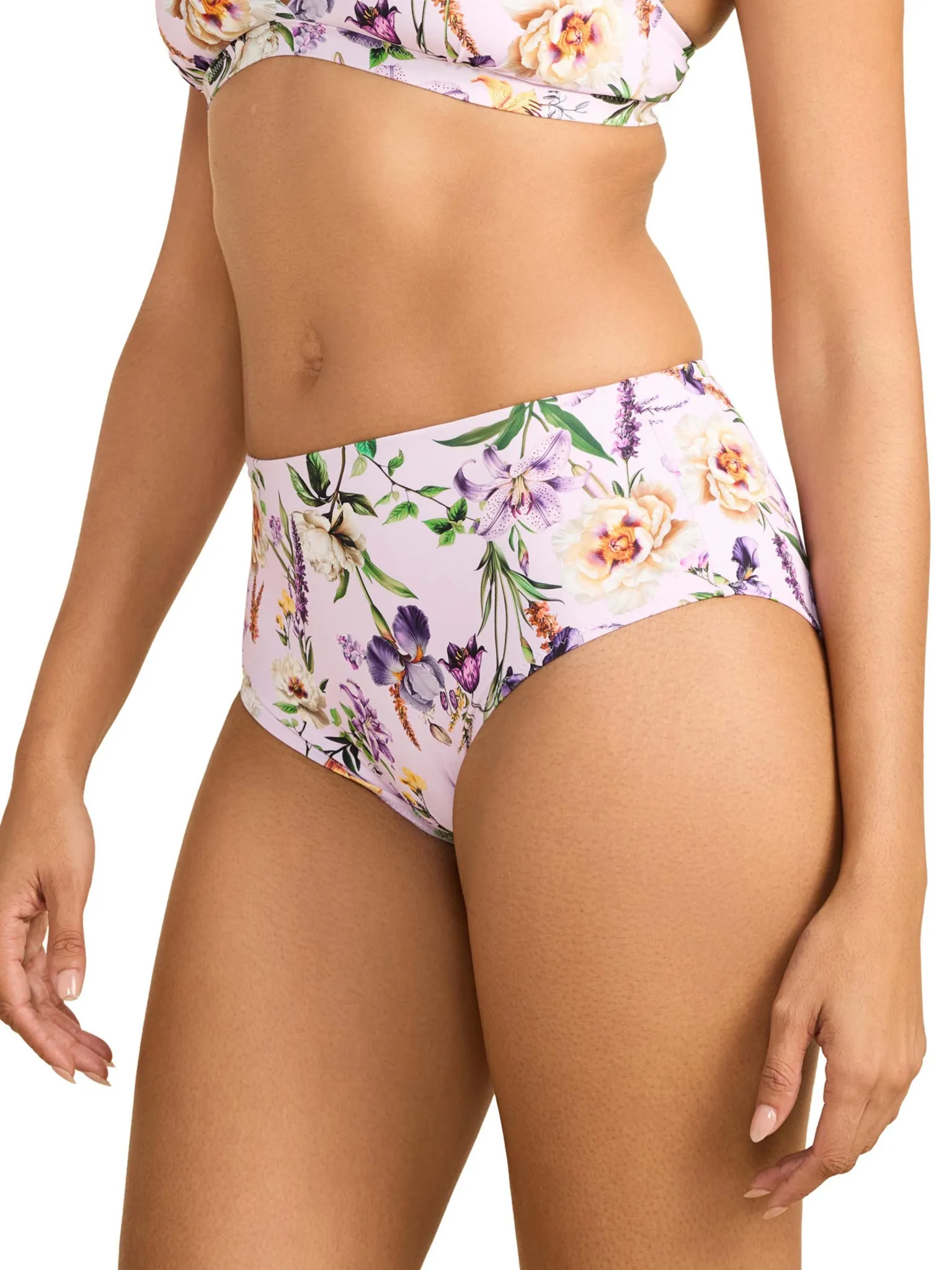 Swim High Rise Bottom Fawning Flora Purple sold by Hanky Panky product image thumbnail 3