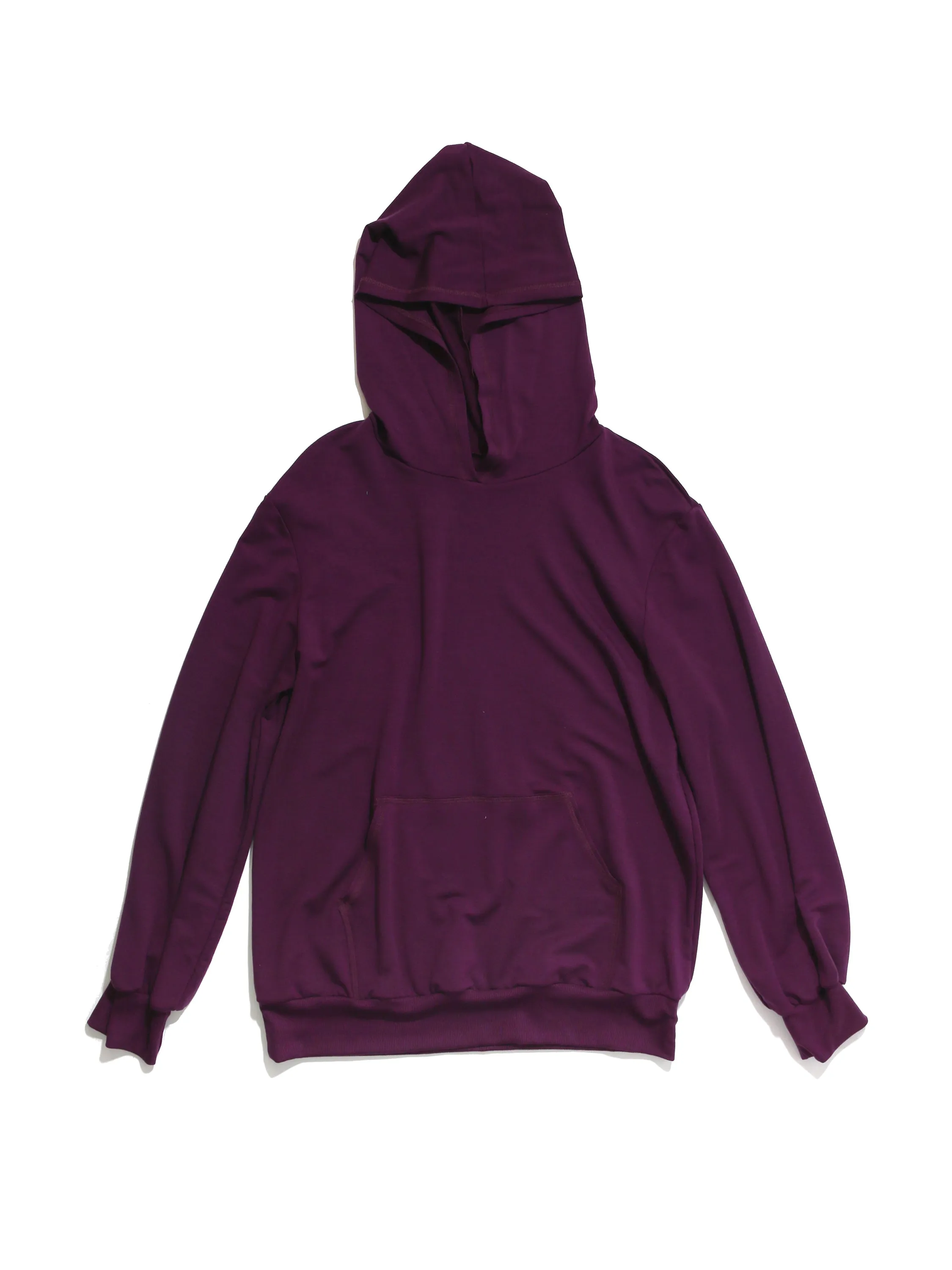 French Terry Hoodie Dried Cherry Red Sale sold by Hanky Panky product image thumbnail 3