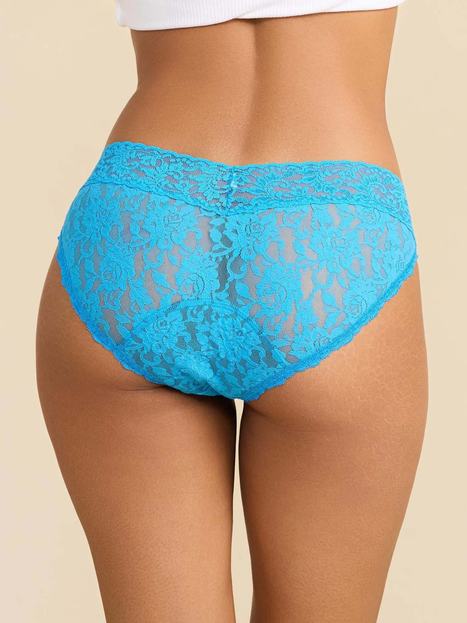 Signature Lace® Boyshort Laguna Blue sold by Hanky Panky product image thumbnail 4