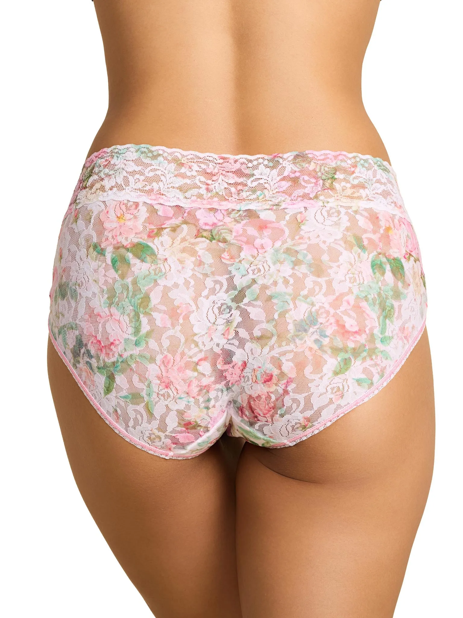 Printed Signature Lace® French Brief Rococo Rose Pink sold by Hanky Panky product image thumbnail 2