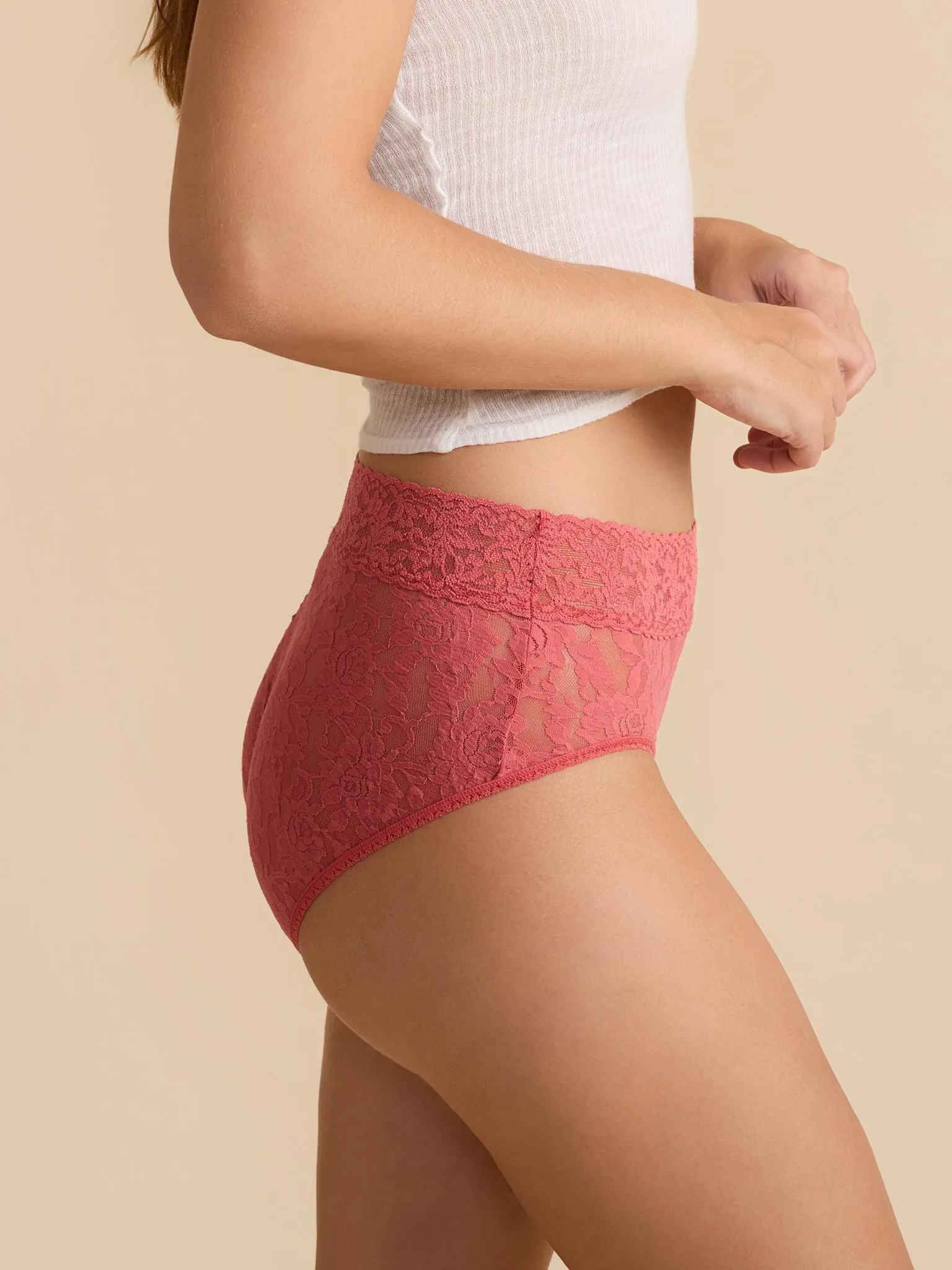 Signature Lace® French Brief Naples Red sold by Hanky Panky product image thumbnail 4