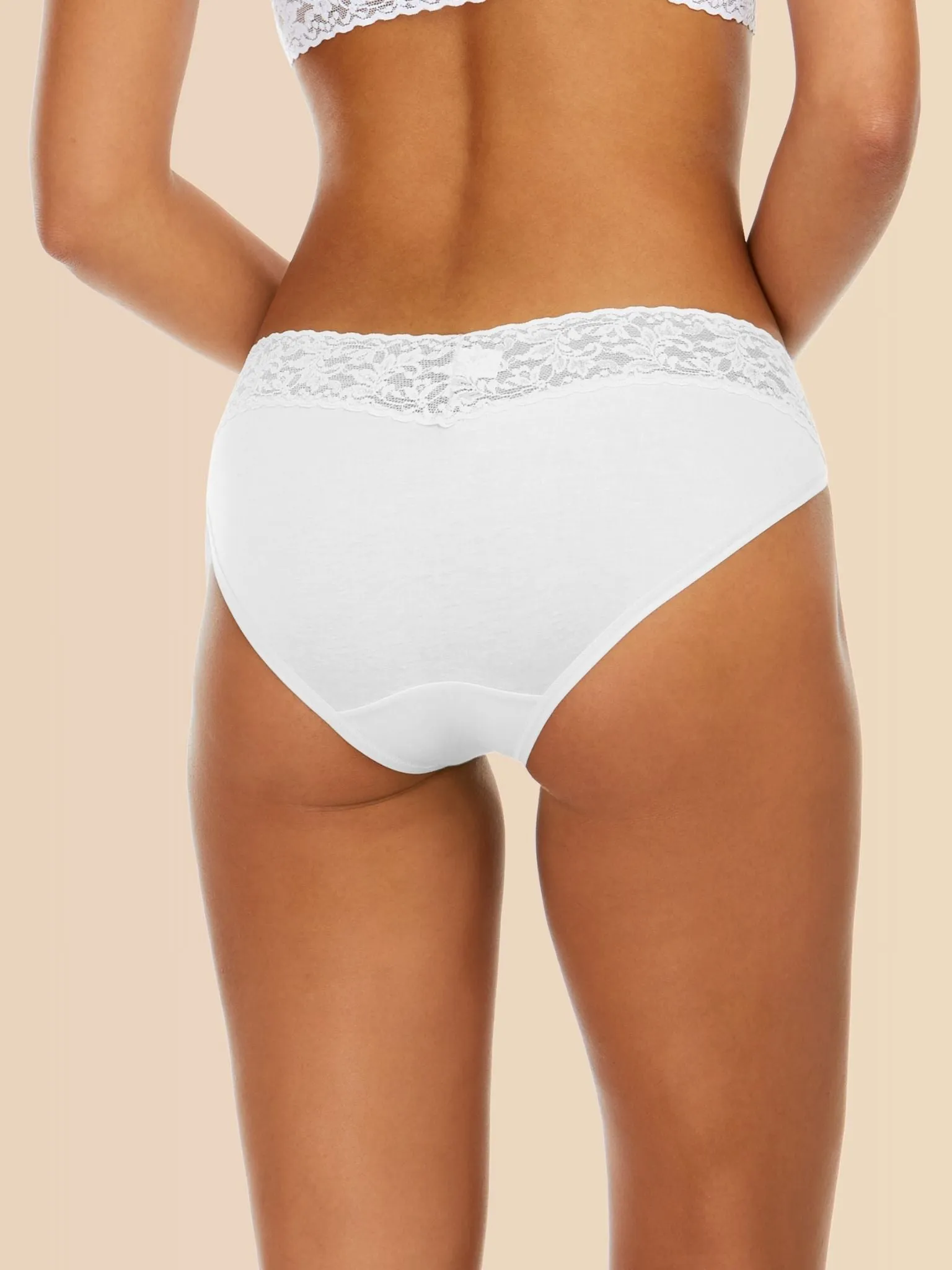 Supima® Cotton V-kini White sold by Hanky Panky product image thumbnail 2