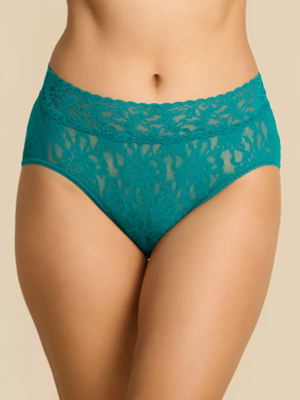 Signature Lace® French Brief Dark Teal made by Hanky Panky