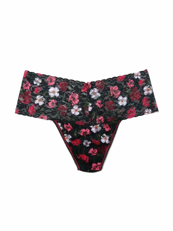 Plus Size Retro Lace Thong made by Hanky Panky