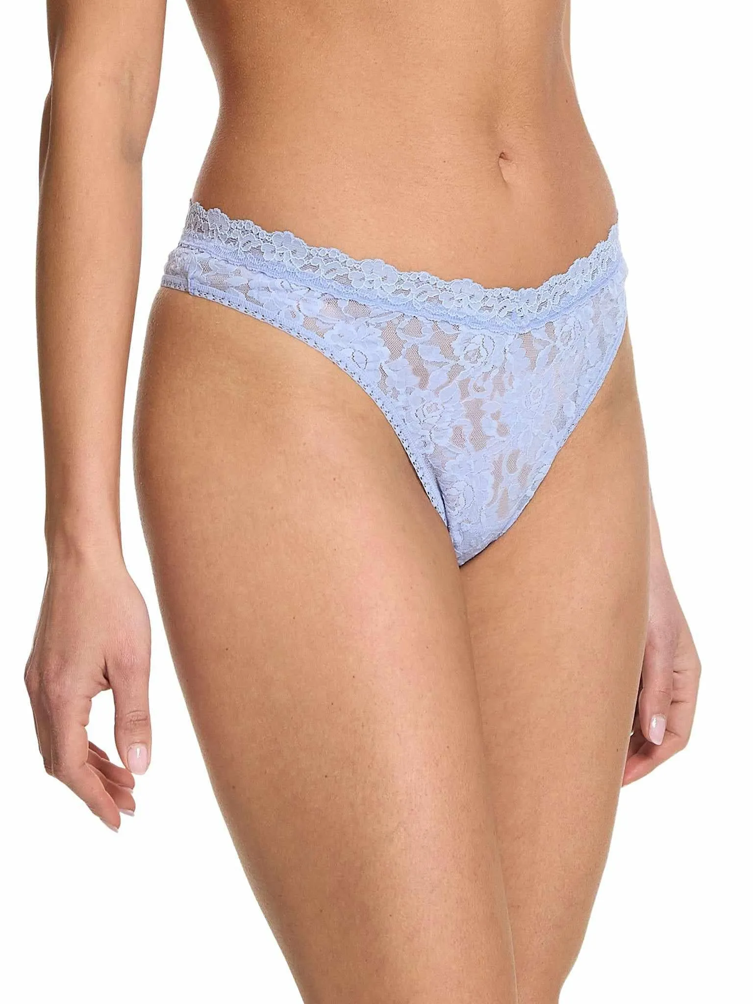 Signature Lace® V-Front High Cut Thong sold by Hanky Panky product image thumbnail 4