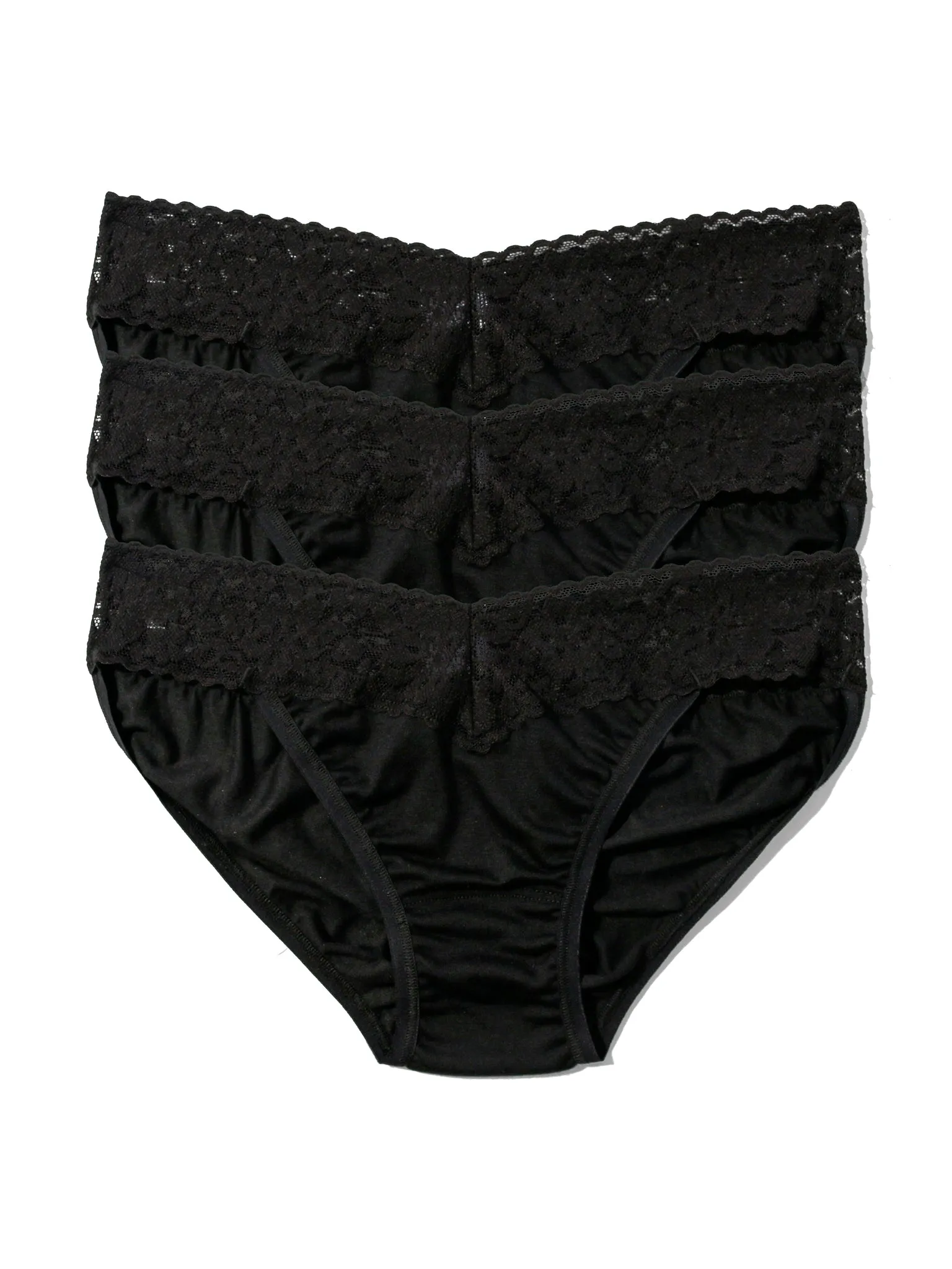 3 Pack DreamEase™ V-kini Black sold by Hanky Panky