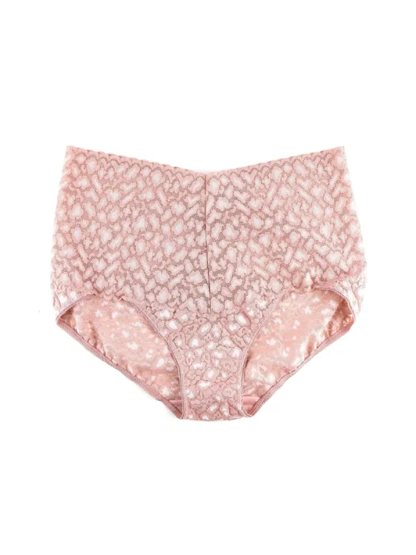 Cross Dyed Leopard Retro V-Kini sold by Hanky Panky