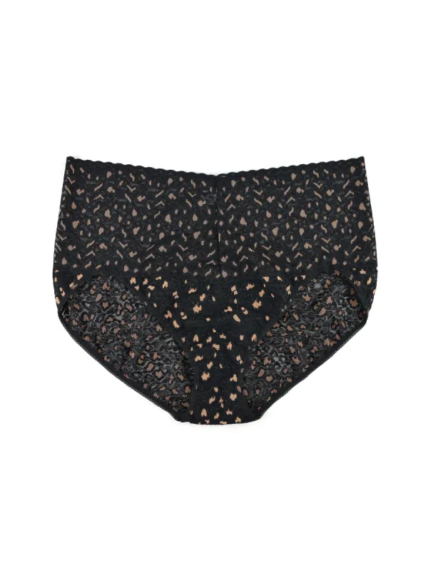 Cross Dyed Leopard Plus Retro V-Kini sold by Hanky Panky