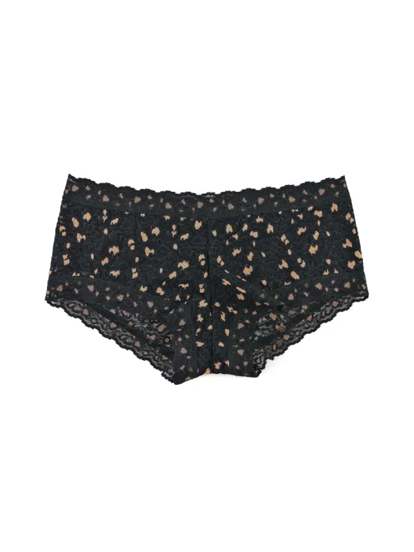 Cross Dyed Leopard Boyshort sold by Hanky Panky