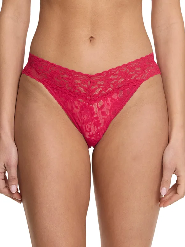Signature Lace V-Kini Beet Juice Red Sale sold by Hanky Panky