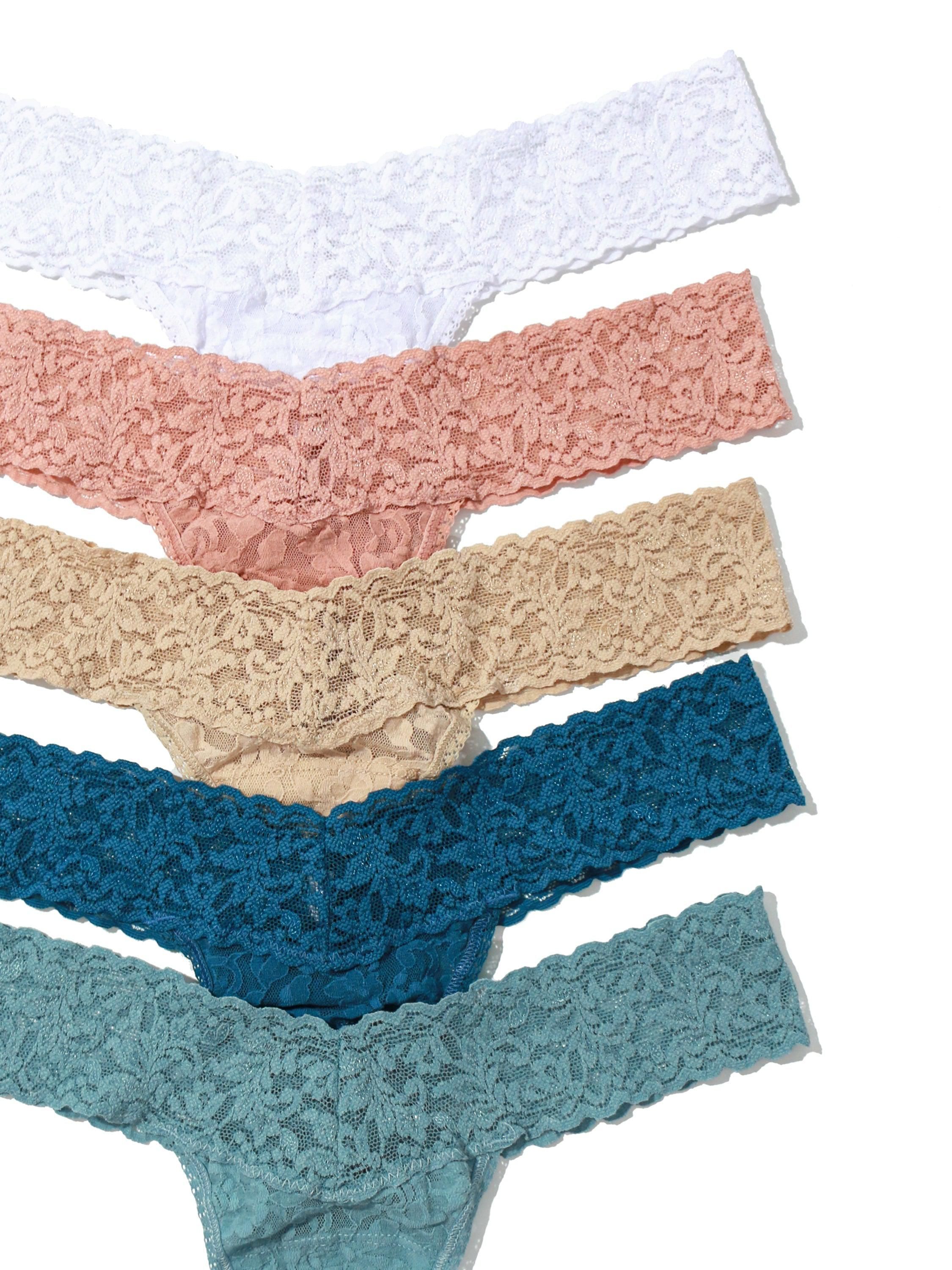 Holiday 5 Pack Signature Lace Low Rise Thongs Sale sold by Hanky Panky product image thumbnail 2