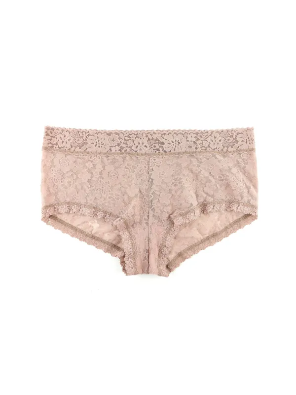 Daily Lace™ Plus Size Boyshort Taupe Sale sold by Hanky Panky