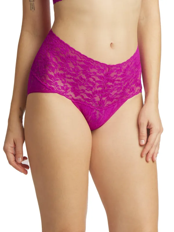 Retro Lace V-Kini Countess Pink sold by Hanky Panky