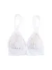 Signature Lace Padded Crossover Bralette White Sale sold by Hanky Panky