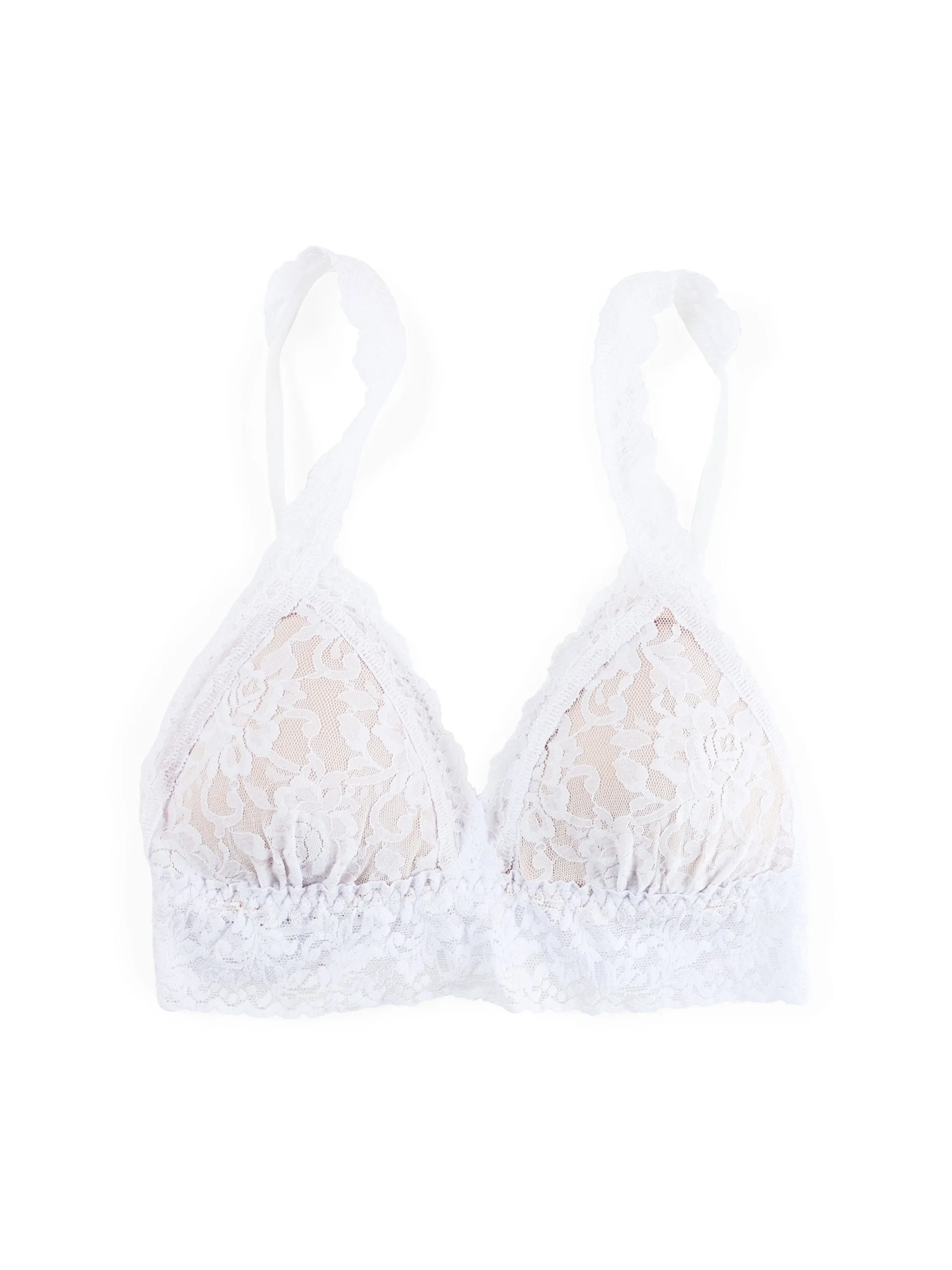 Signature Lace Padded Crossover Bralette White Sale sold by Hanky Panky product image thumbnail 2