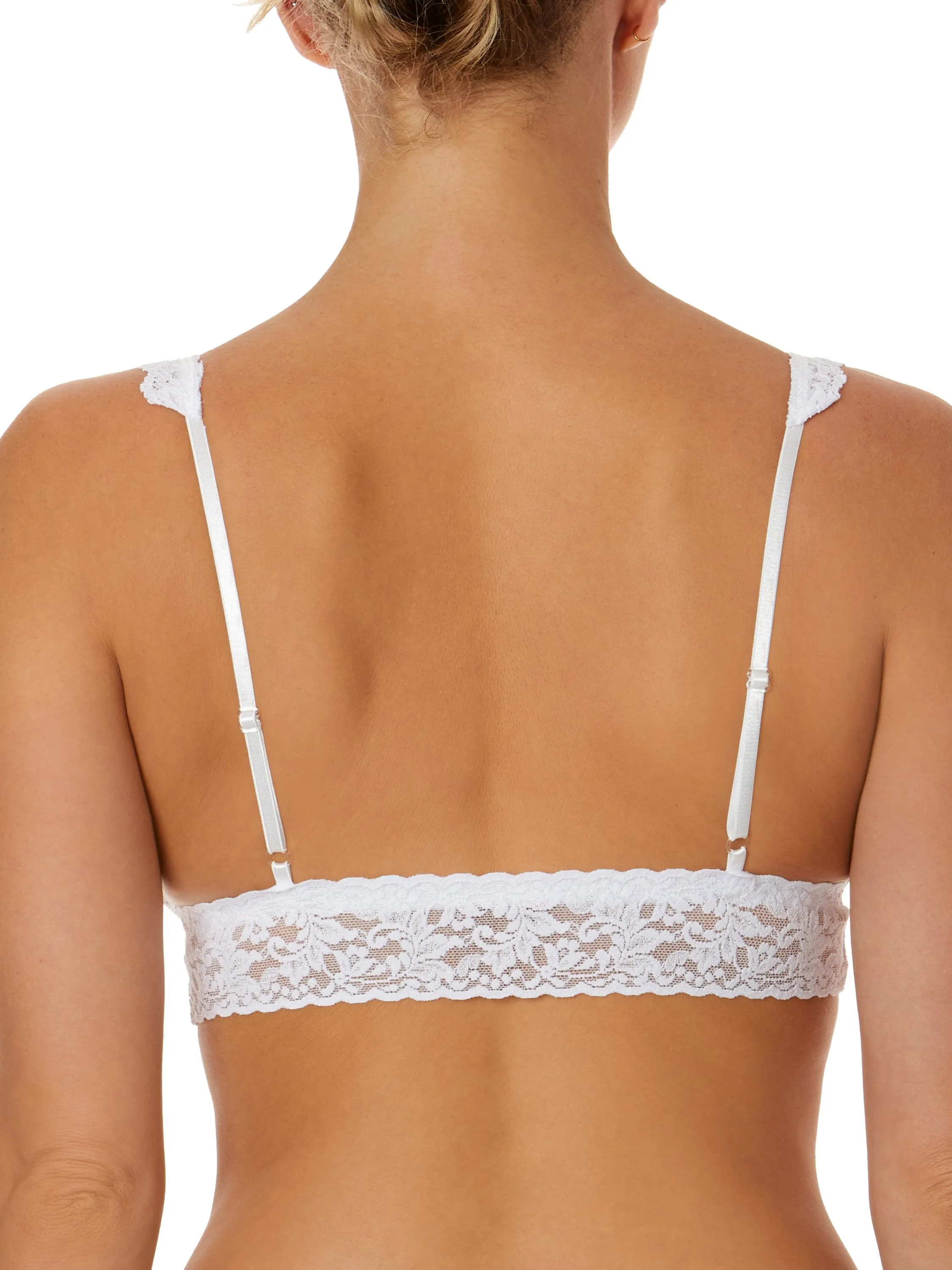 Signature Lace Padded Crossover Bralette White Sale sold by Hanky Panky product image thumbnail 3