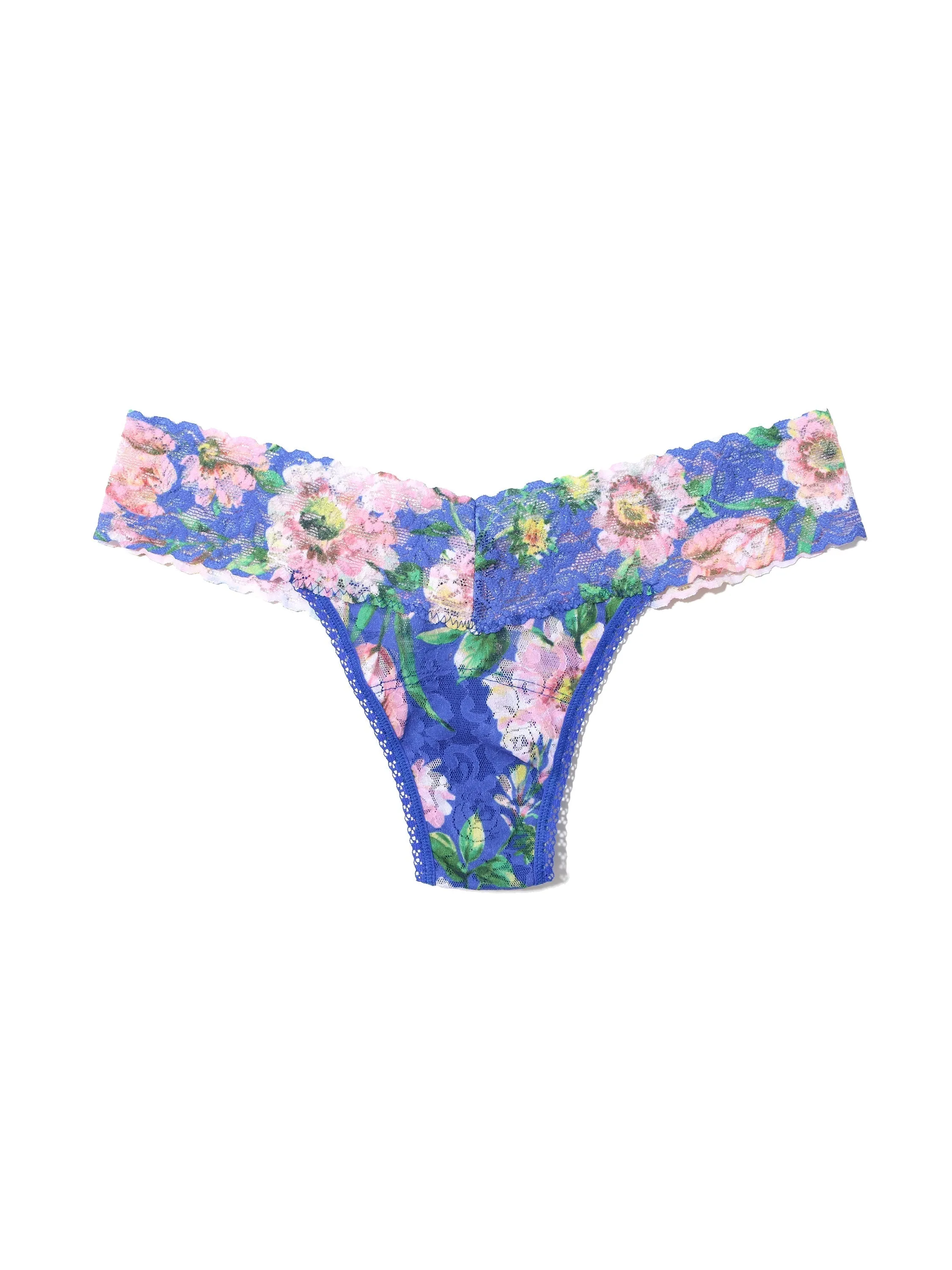 Printed Signature Lace Low Rise Thong Happy Place Sale sold by Hanky Panky product image thumbnail 4