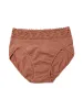 Supima® Cotton French Brief Spiced Latte Brown Sale sold by Hanky Panky