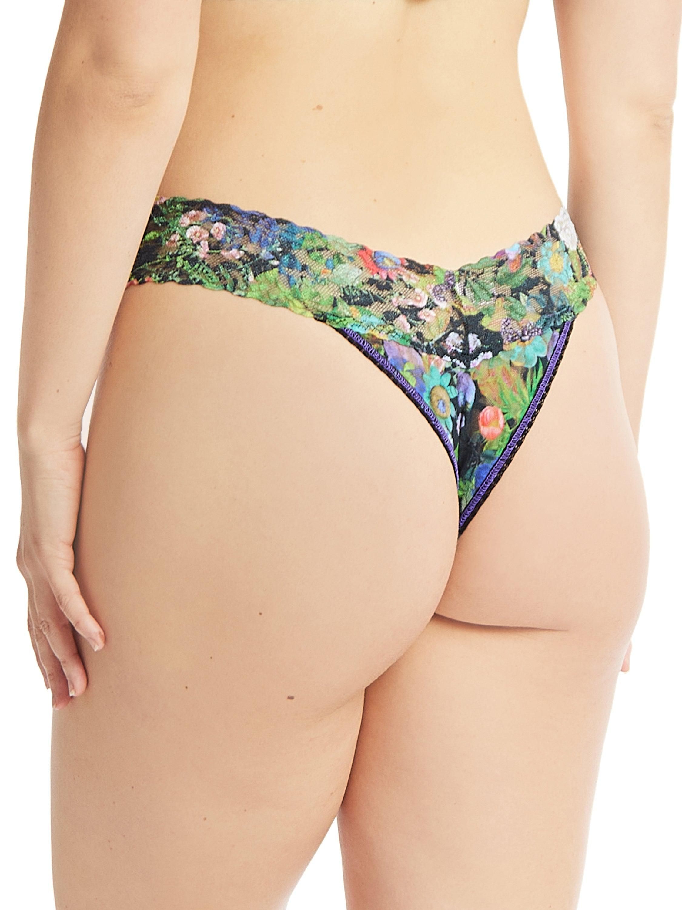 Printed Signature Lace Original Rise Thong Voices on the Veranda Sale sold by Hanky Panky product image thumbnail 3