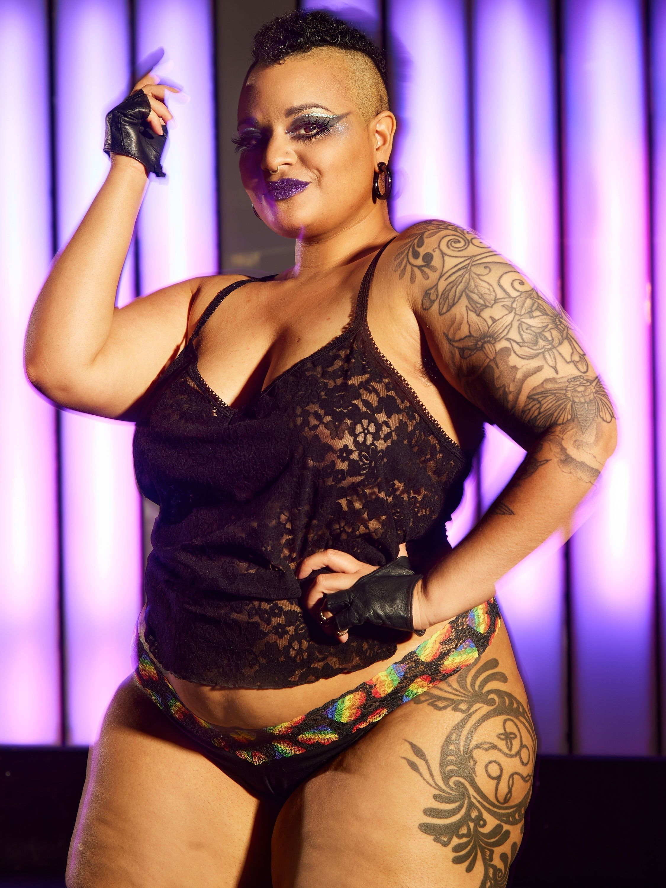 Plus Size Supima® Cotton Original Rise Thong with Contrast Trim sold by Hanky Panky product image thumbnail 2