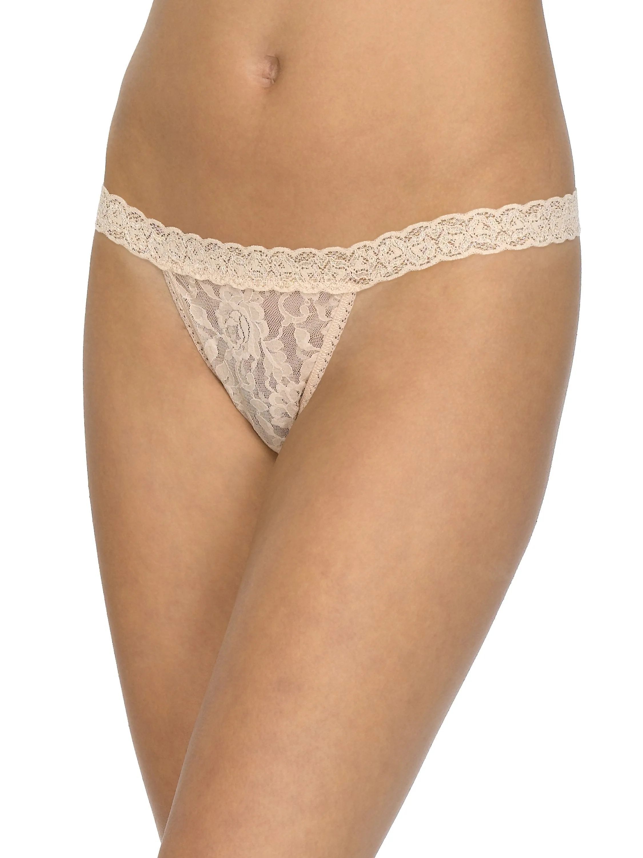 Signature Lace® G-String Chai sold by Hanky Panky
