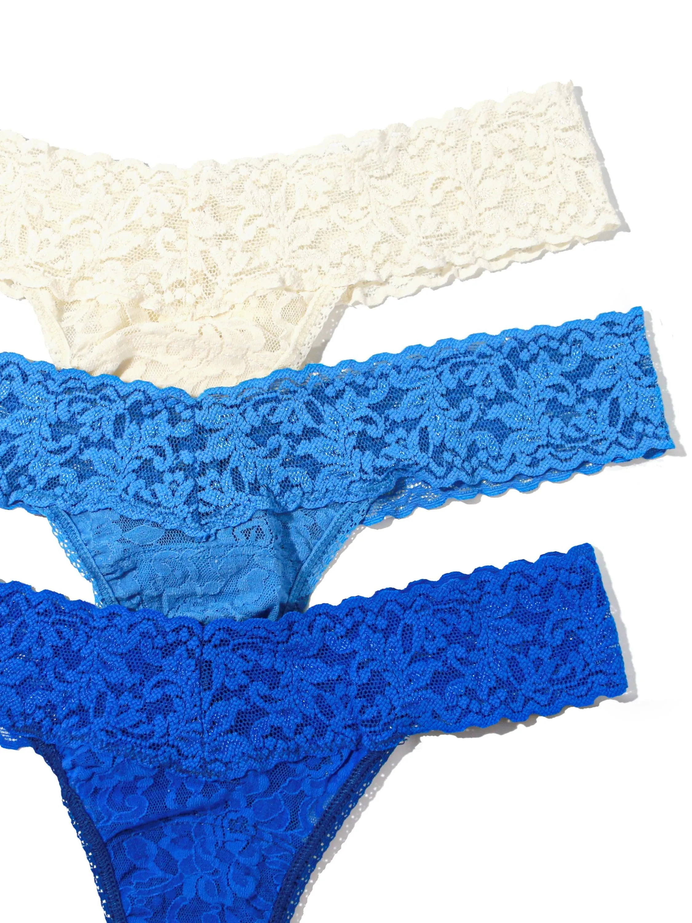 3 Pack Petite Size Signature Lace Thongs in Printed Box Sale sold by Hanky Panky product image thumbnail 2