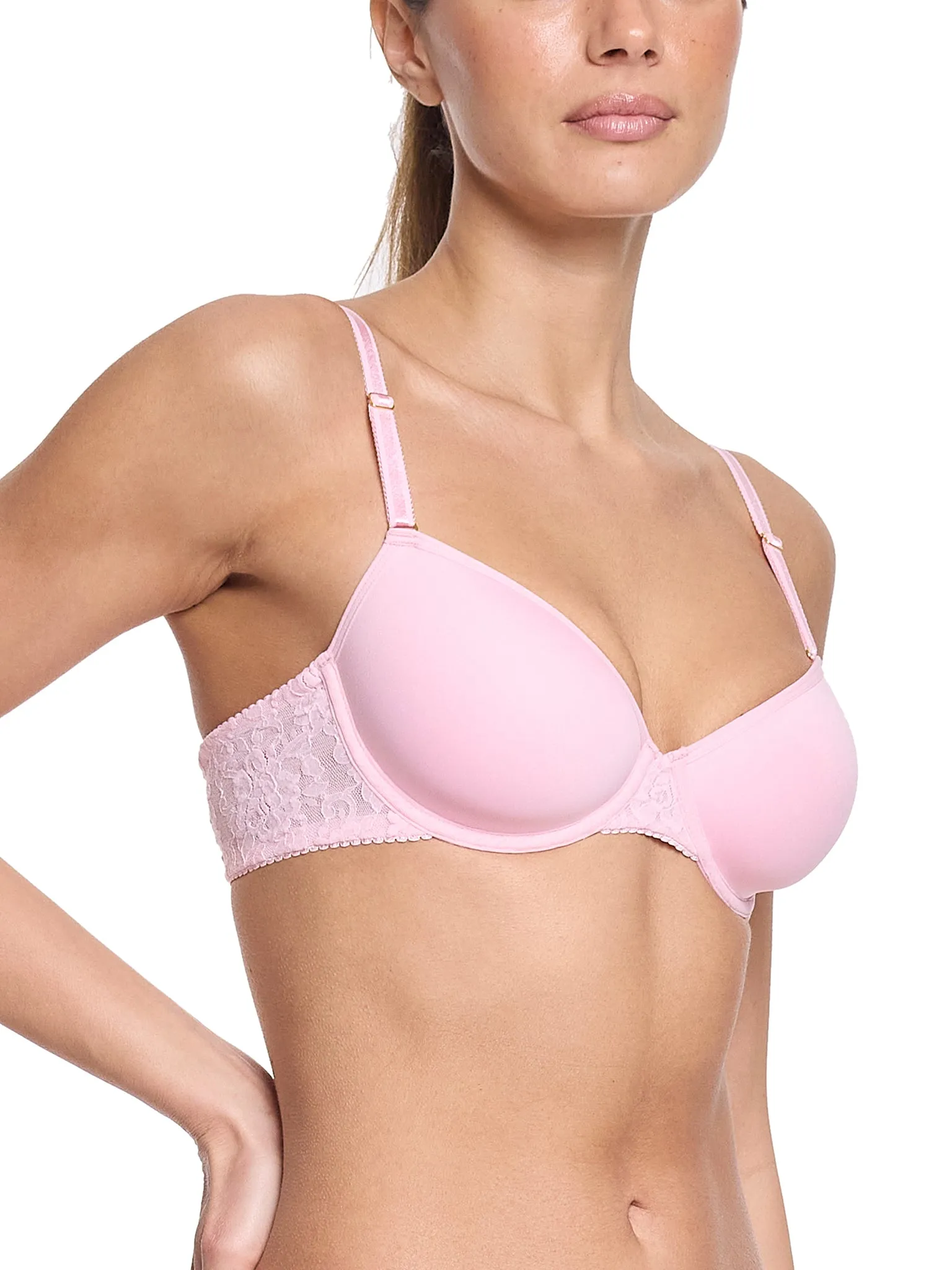 Signature Lace® T-Shirt Bra Bliss Pink Sale sold by Hanky Panky product image thumbnail 4