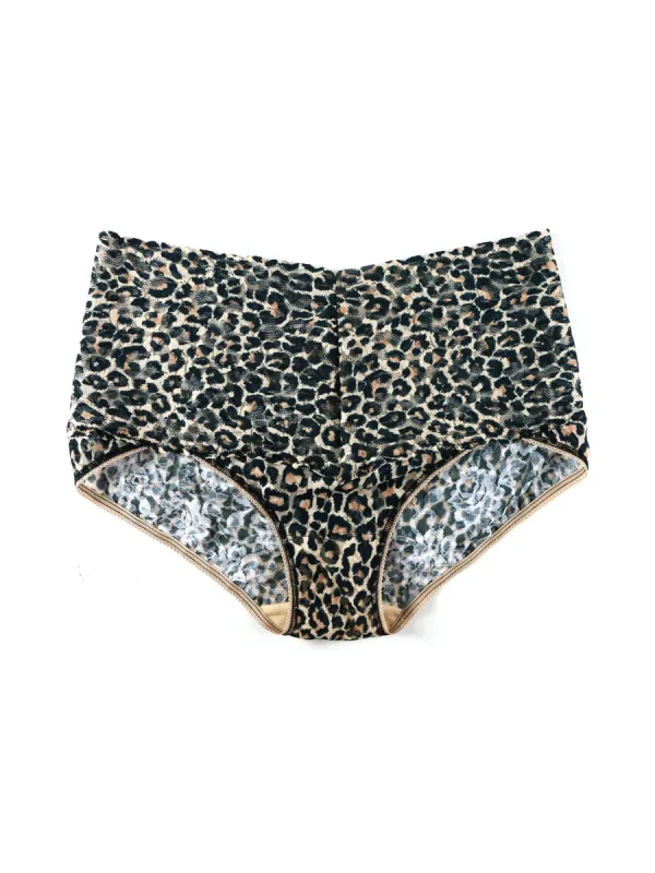 Printed Retro Lace V-Kini sold by Hanky Panky