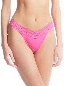 DreamEase™ Original Rise Thong Kiss From A Rose Pink sold by Hanky Panky