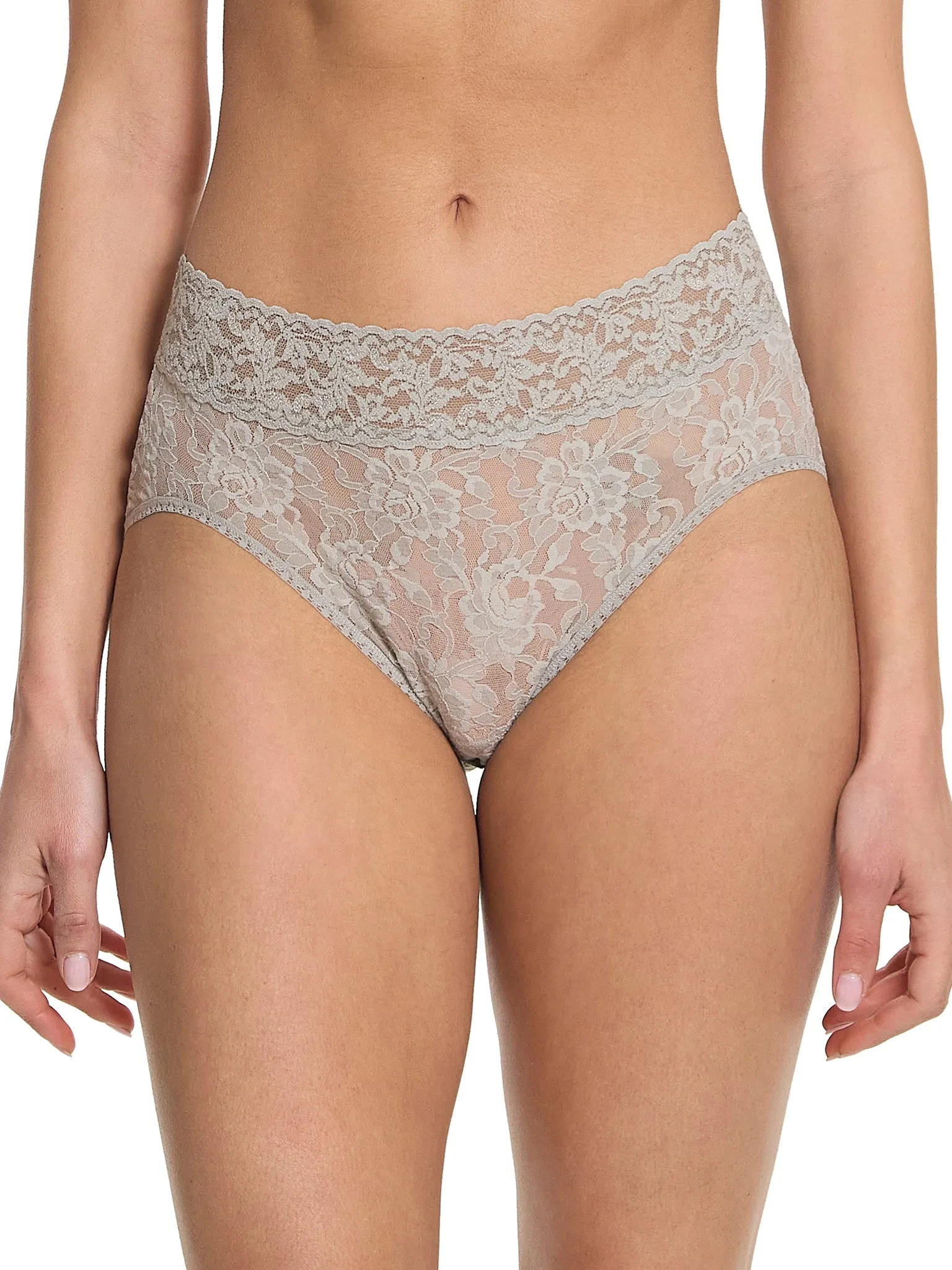 Signature Lace French Brief Sleep In Grey Sale sold by Hanky Panky